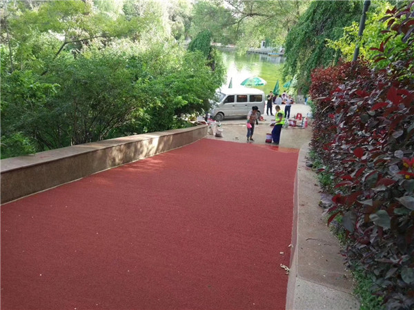 保山彩色路面施工